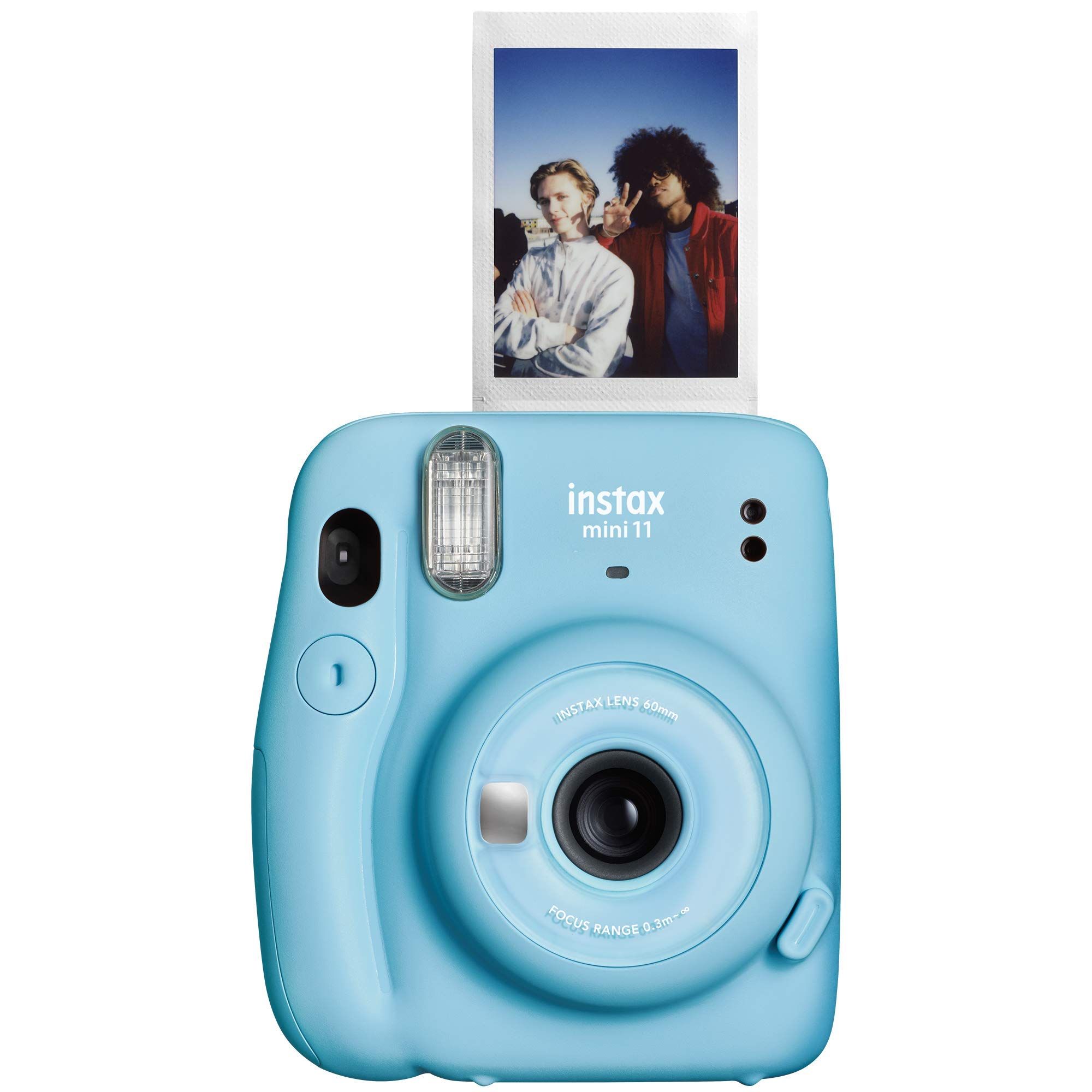 Fujifilm Instax Mini 11 Instant Camera - Sky Blue, 4.8" x 4.2" x 2.6", Camera Only | Amazon (US)