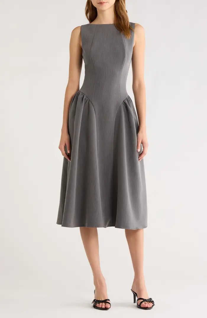 Reformation Anelis Sleeveless Fit & Flare Dress | Nordstrom | Nordstrom