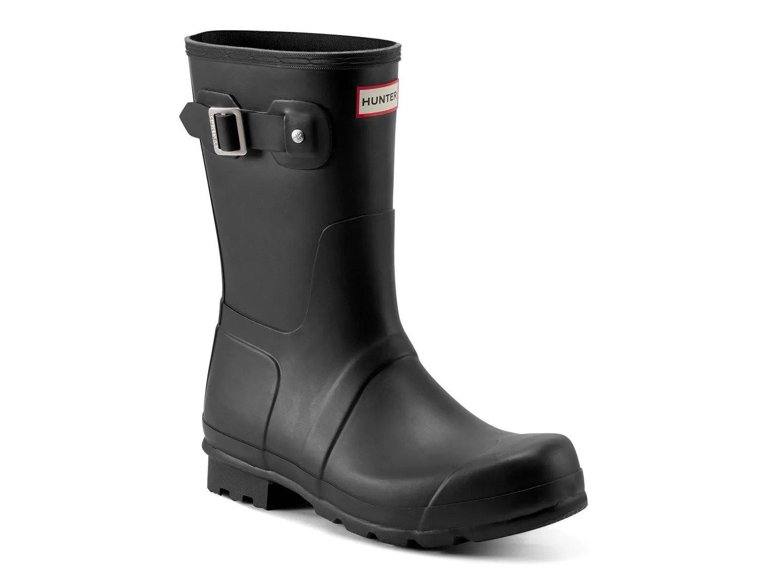HUNTER Original Short Rain Boot | Men's | Black | Size 12 | Boots | DSW