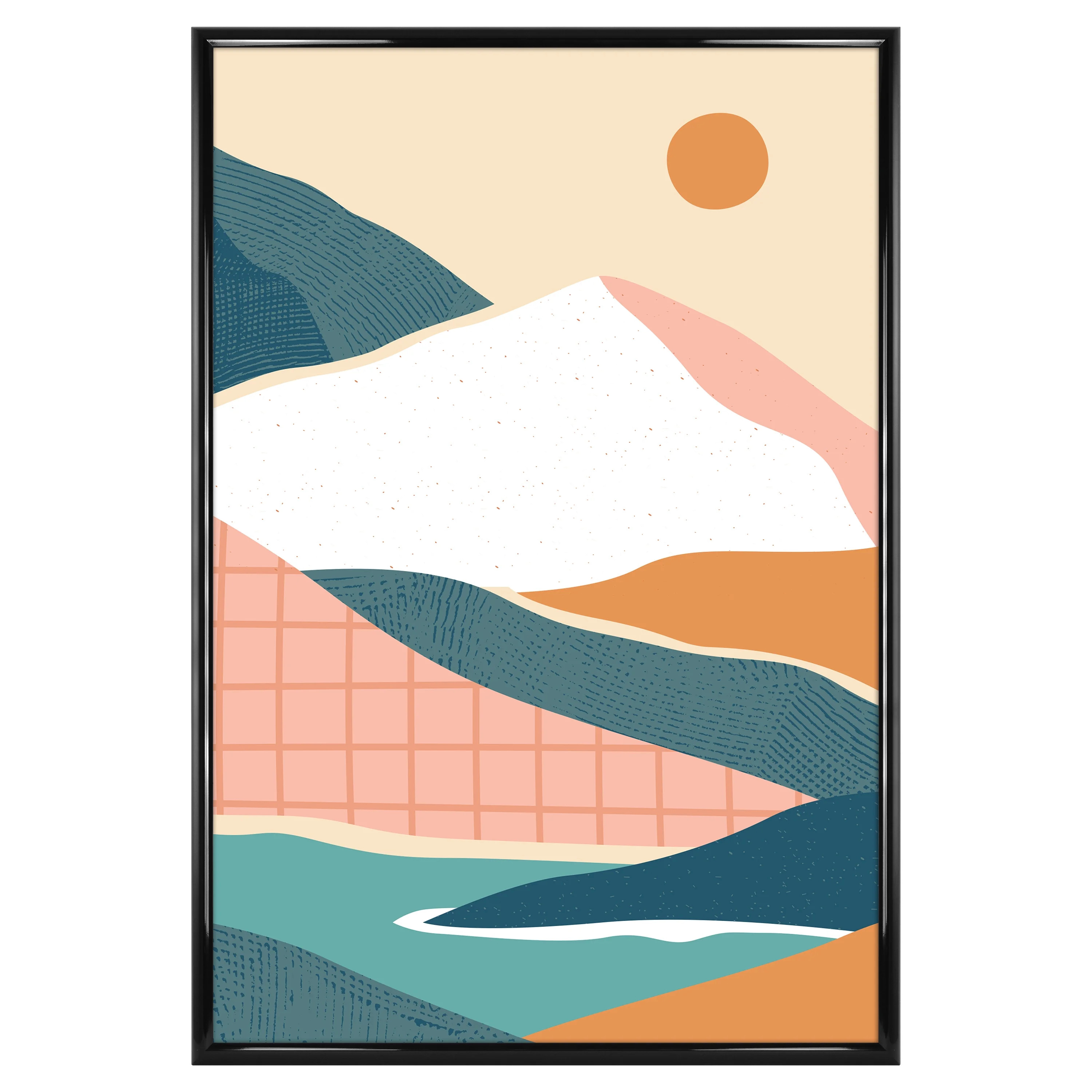 Mainstays 27"x40" Black Rounded Collage Poster Frame | Walmart (US)