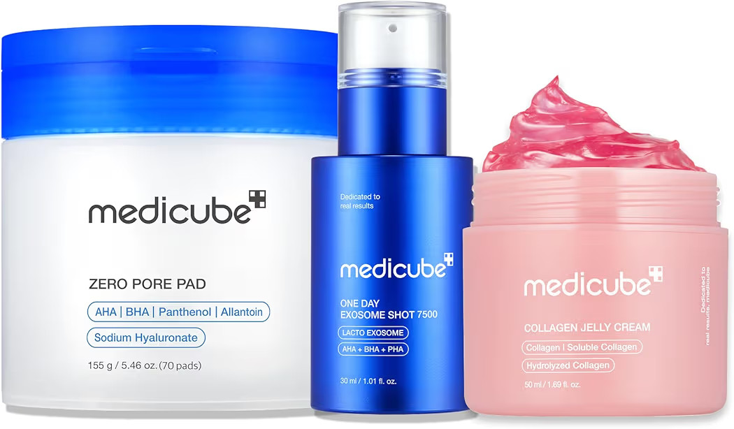 medicube Affordable Trio for Pore & Texture Care: Zero Pore Pads 2.0 and Zero Exosome Shot 7,500 ... | Amazon (US)