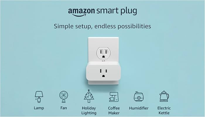 Amazon Smart Plug | Works with Alexa | control lights with voice | easy to set up and use | Amazon (US)