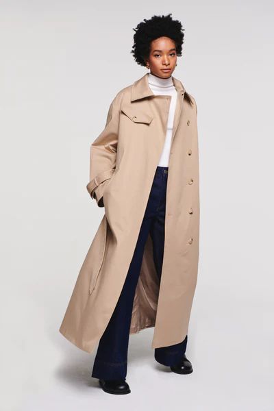 Gilda Maxi Trench Coat | Aligne UK