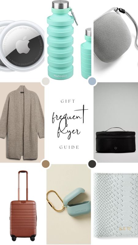 Gift guide for the frequent flyer! My favorite is the cardigan jacket!! The collapsible water bottle is pretty cool too! 

#LTKtravel #LTKGiftGuide #LTKHoliday