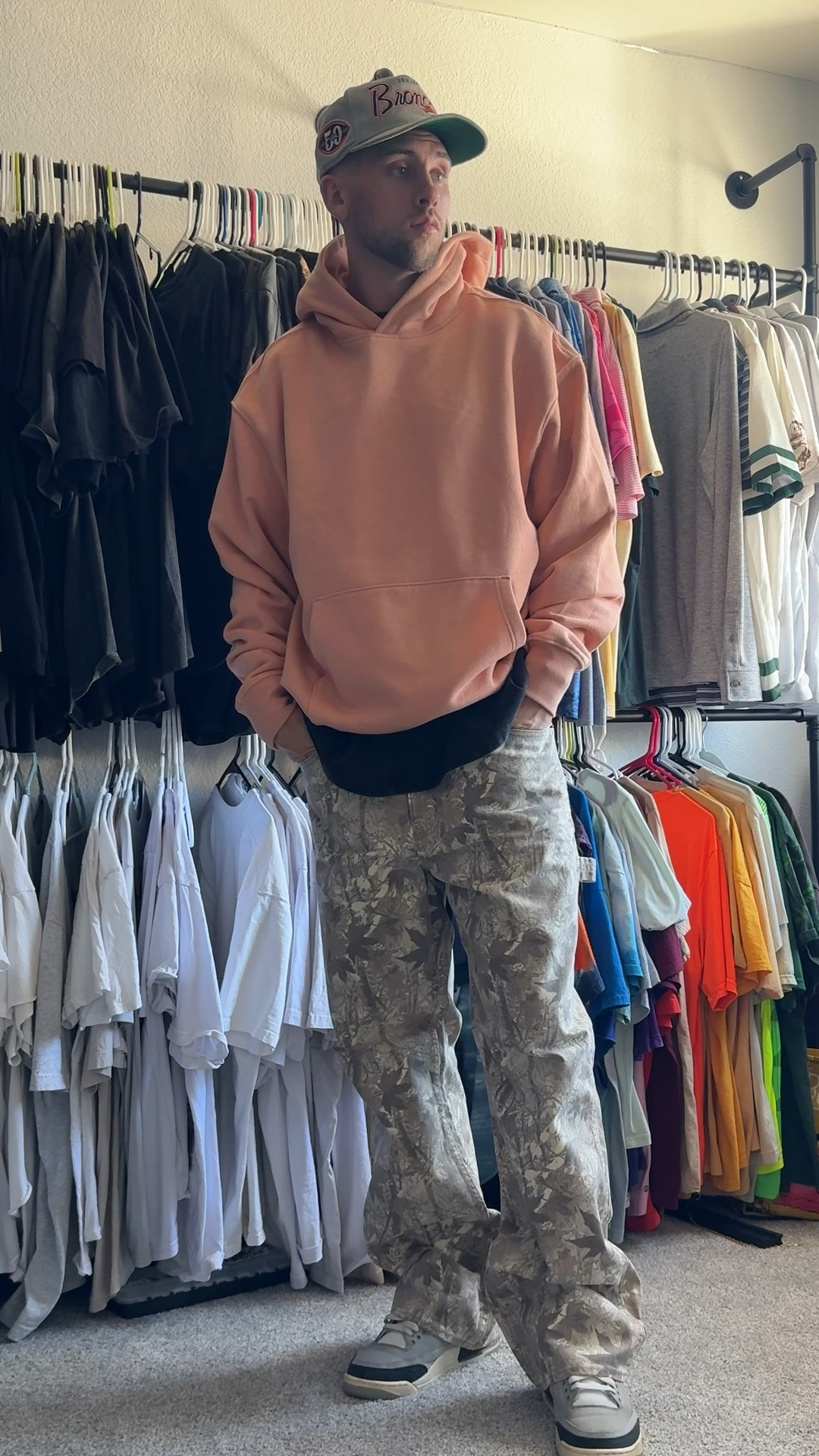 Keeping it laid-back with a muted hoodie, camo pants, and a clean cap. Neutral tones but still making a statement—casual fit done right. #OOTDMens #MensStreetwear #StreetStyleInspo #CasualFit #LTKMenswear #LTKStyle #LTKStreetwear #MensStyleGuide #StreetwearDaily #WeekendFit

#LTKMens #LTKTravel #LTKSeasonal