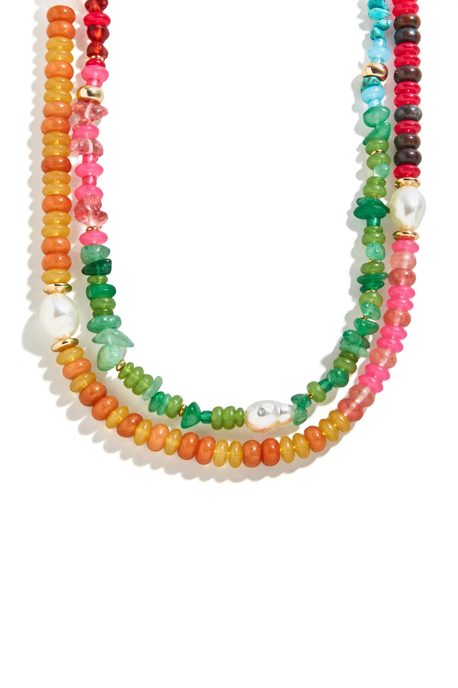 Harper Semiprecious Stone Layered Necklace (Women) | Nordstrom | Nordstrom