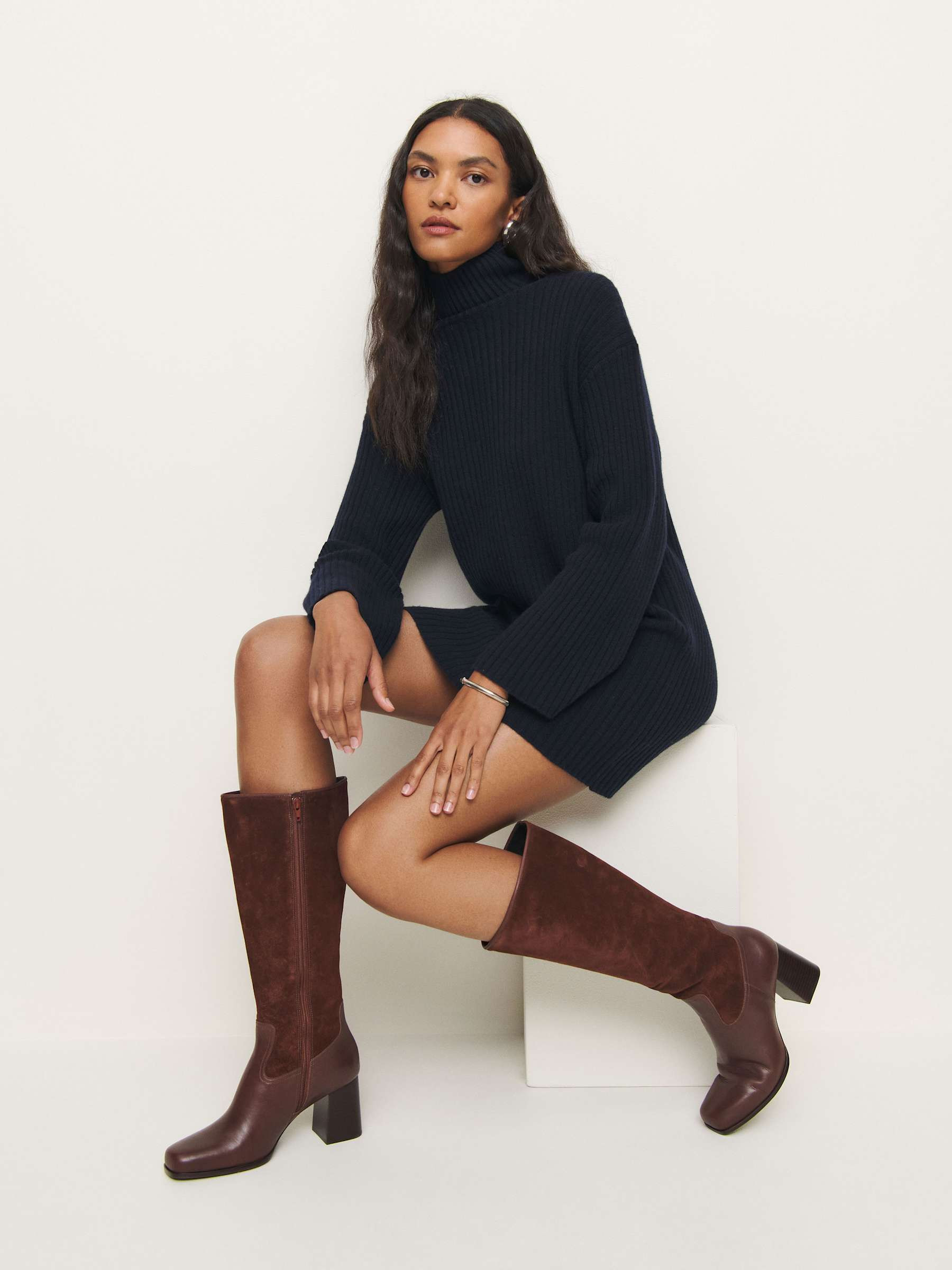 Frederique Knee High Boot | Reformation (Global)