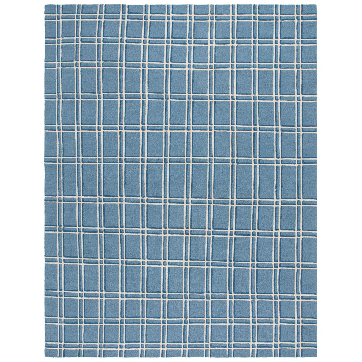 Evell Hand-Tufted Wool and Cotton Plaid Area Rug | Wayfair North America