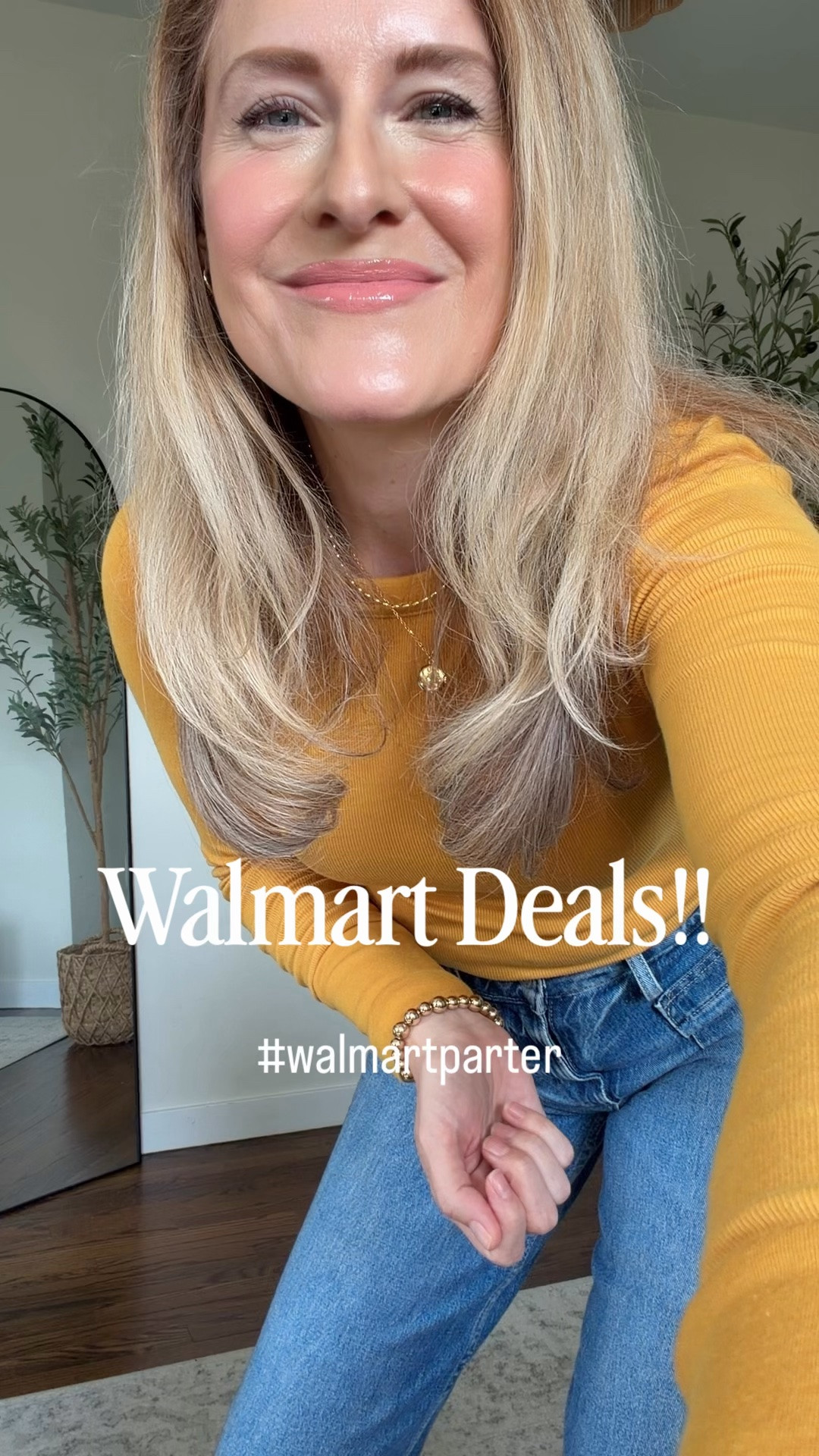 #ad Everyday basics worth stocking up on! These long-sleeve ribbed tees are a soft, stretchy cotton-modal-spandex blend—and on deal for @Walmart Deals. I grabbed black, white and this bright yellow! 💛
Fit is true to size. I’m wearing XS here for a bodycon fit; size up for a relaxed, almost tunic-like fit.
Also linking the short-sleeve version, which is on deal too! Walmart Deals runs through October 11. #WalmartPartner #WalmartDeals