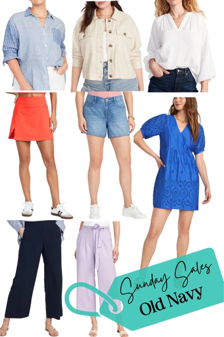This weeks Sunday Sales take us to Old Navy where select early summer pieces are an extra 40% off at checkout  

#LTKsalealert #LTKSeasonal #LTKstyletip
