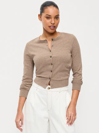 SoSoft Lite Crew-Neck Cardigan | Old Navy (CA)