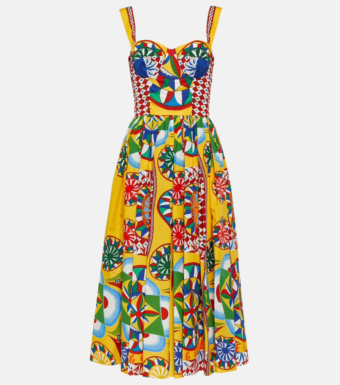 Abito midi bustier Carretto | Mytheresa (INTL)