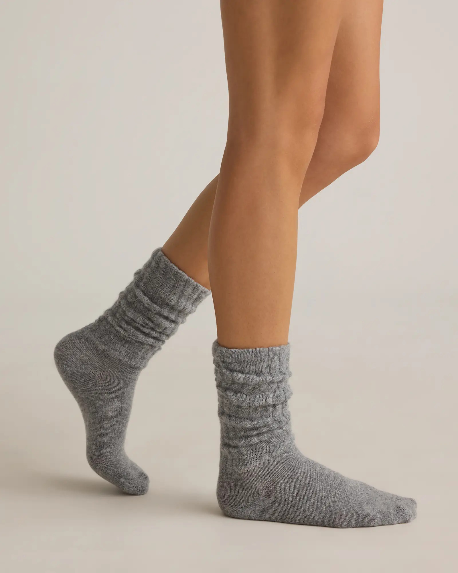 Mongolian Cashmere Slouch Sock | Quince