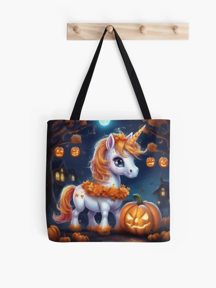 Halloween Unicorn Tote Bag | Redbubble (US)