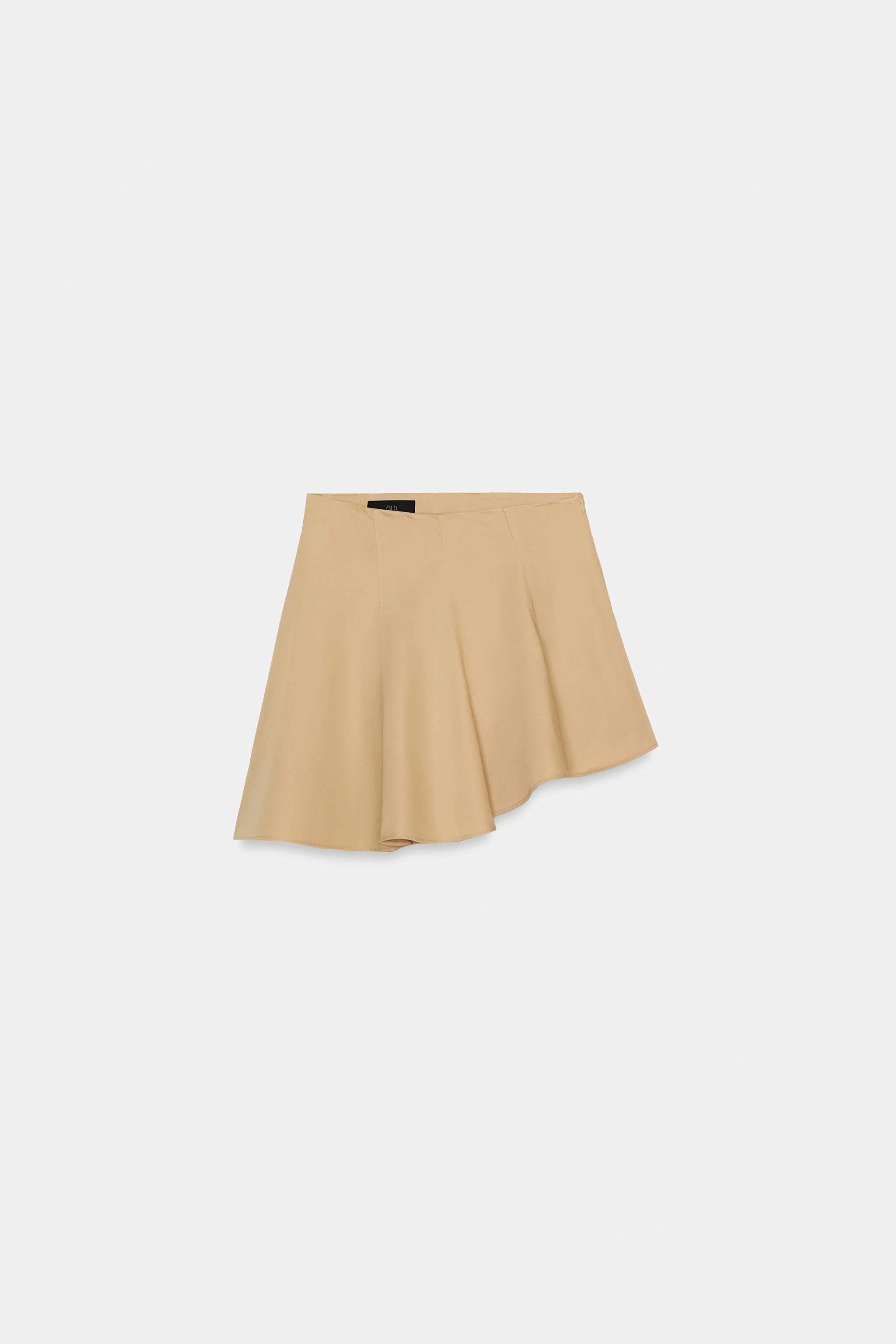 ASYMMETRICAL MINI SKIRT | Zara US