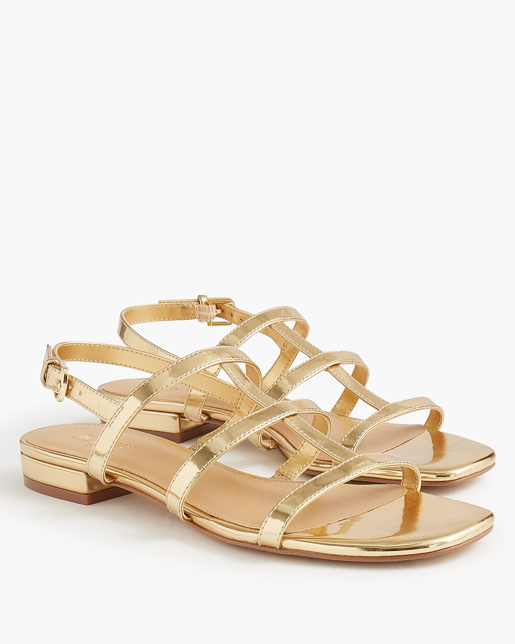 Caged ankle-strap sandals | J.Crew Factory