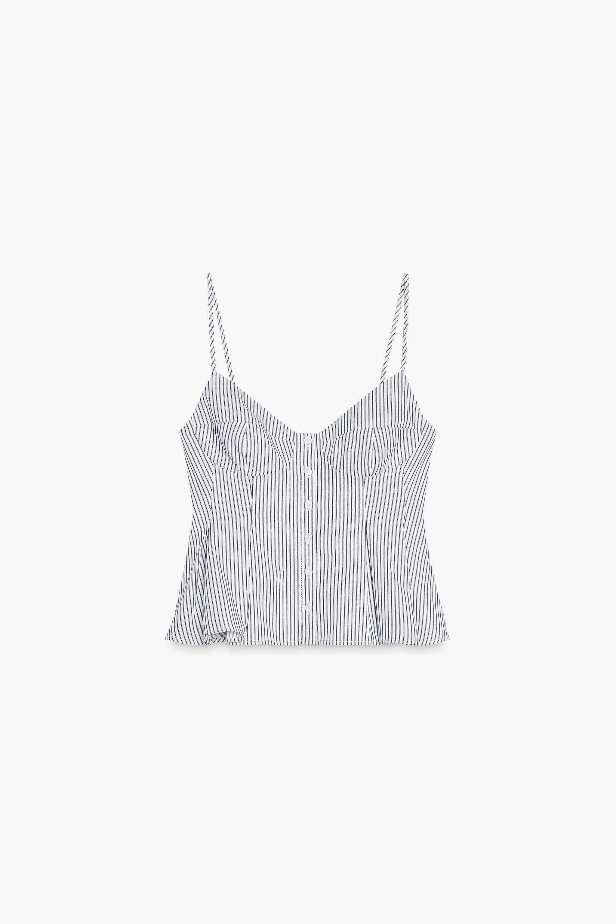 PLEATED POPLIN TOP | Zara US