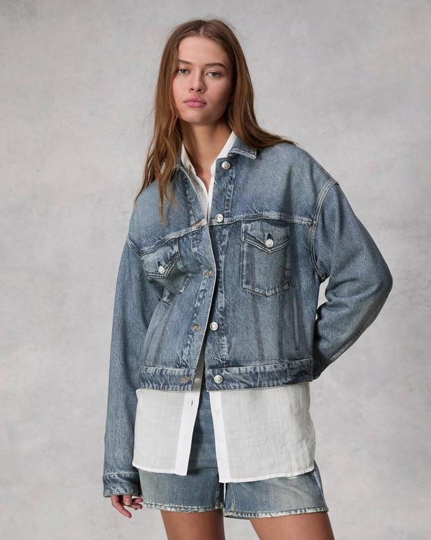 Miramar Terry Trucker Jacket | rag & bone