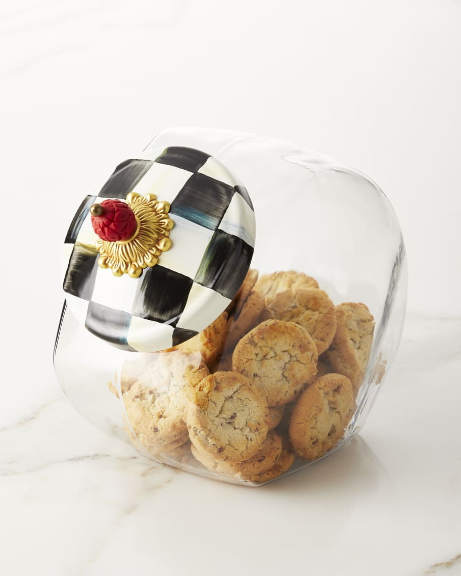 MacKenzie-Childs Courtly Check Cookie Jar | Neiman Marcus