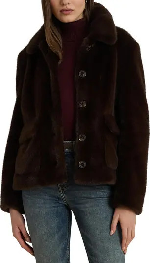 Lauren Ralph Lauren Faux Fur Jacket | Nordstrom | Nordstrom