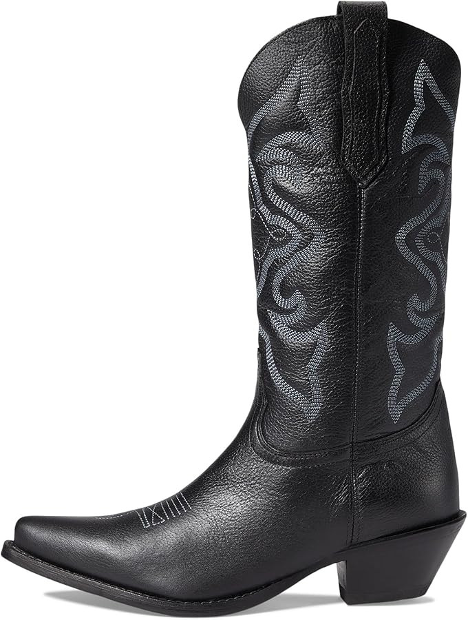 Dingo Womens Out West Embroidered Snip Toe Casual Boots Mid Calf Mid Heel 2-3" - White | Amazon (US)