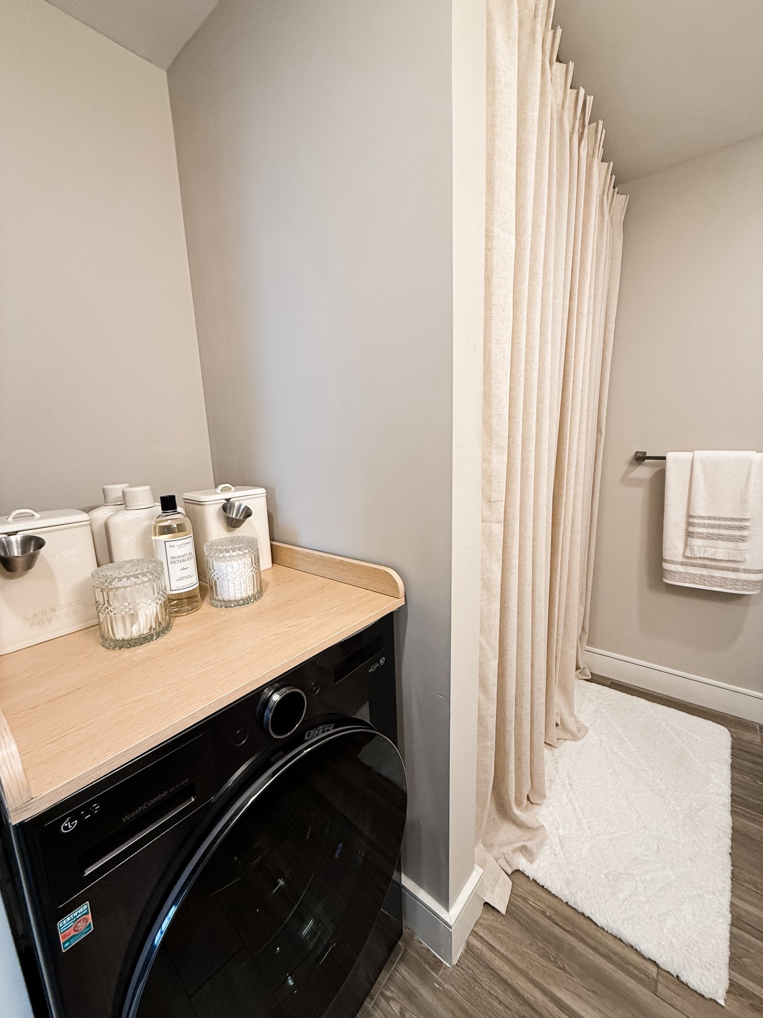 laundry essentials / spare bathroom set up 🧺✨ #Zarahome #Amazonfinds 

#LTKFindsUnder100 #LTKSaleAlert #LTKHome