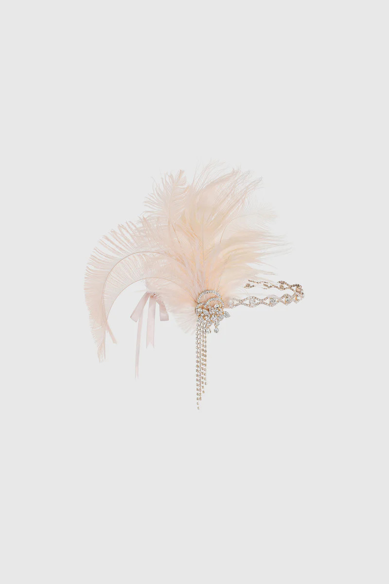 Shop 1920s Headpieces - Rhinestone Chain Headband | BABEYOND | BABEYOND