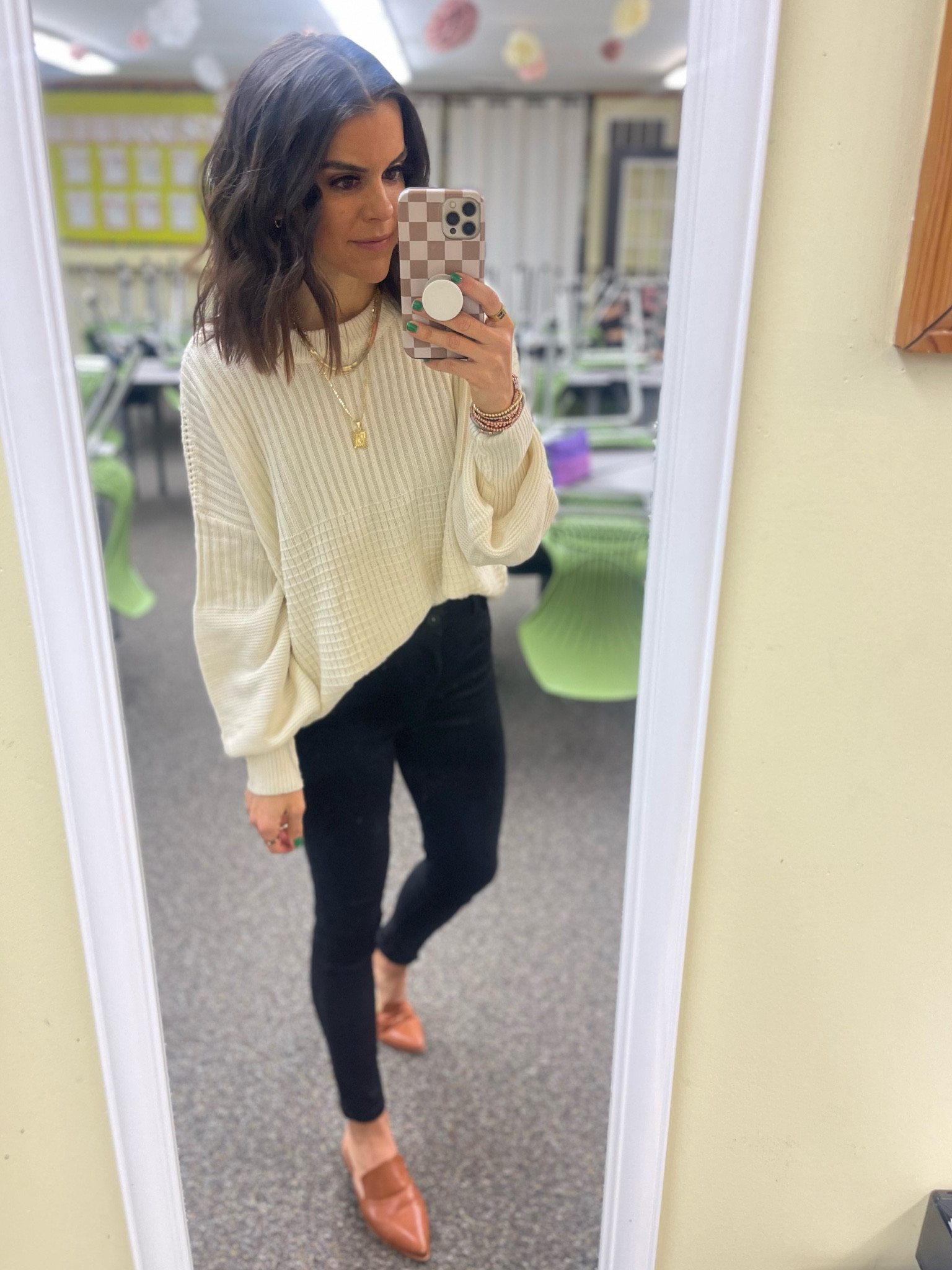 Today’s classroom #ootd

Amazons sweater- size small/M
$11 Walmart jeans- sized up one to a 5
Amazon mules- Tts 

#LTKunder50 #LTKunder100 #LTKstyletip