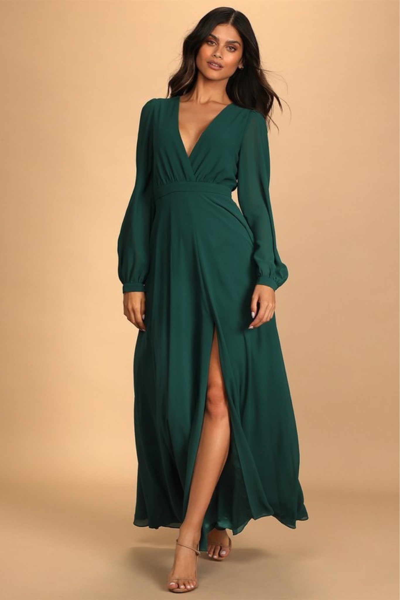 slim fit dress slacks Confête - Genevieve Gold Dot Dress main image 1
