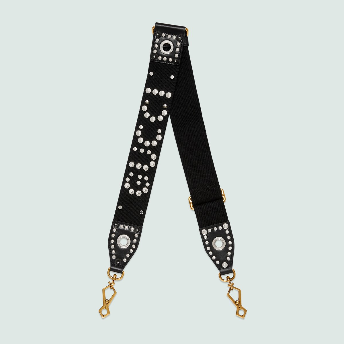 Gucci - Wide studded 'Gucci' shoulder strap | Gucci (US)