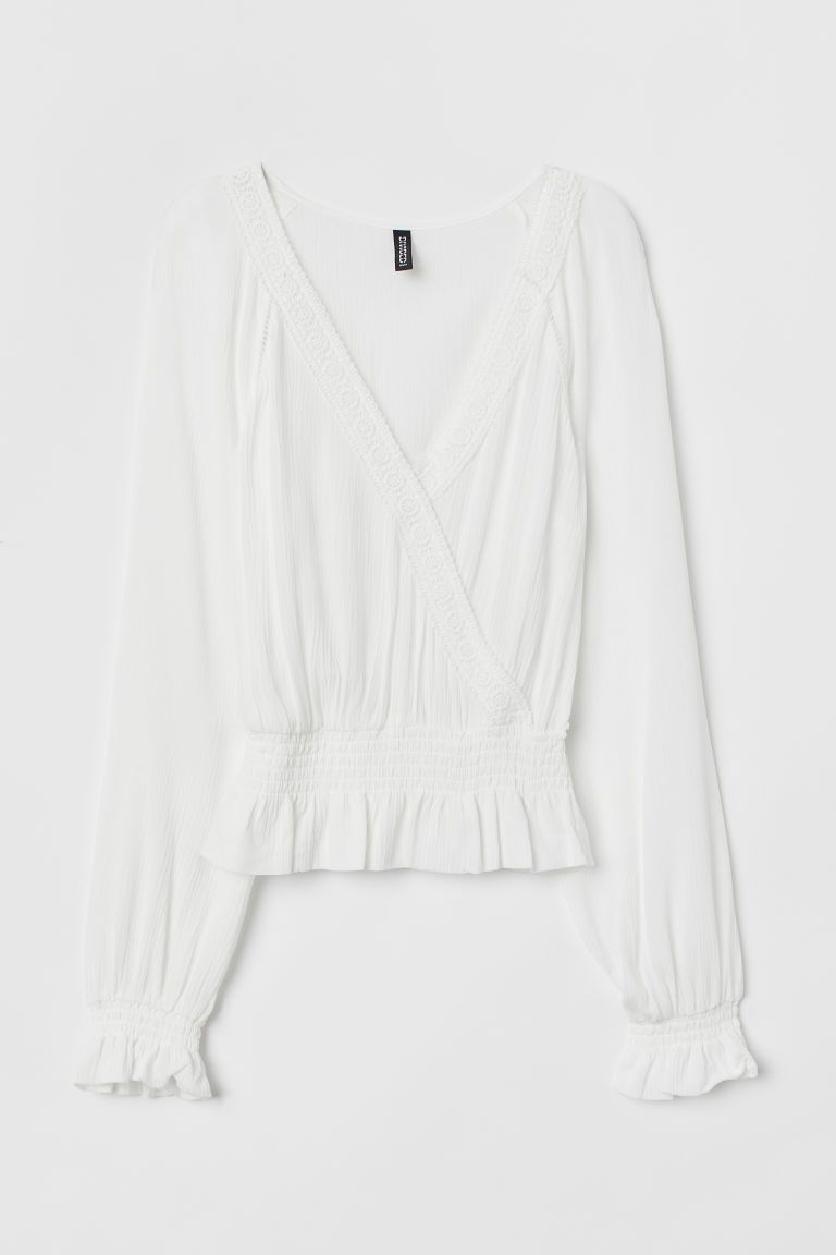 Crinkled blouse | H&M (UK, MY, IN, SG, PH, TW, HK)