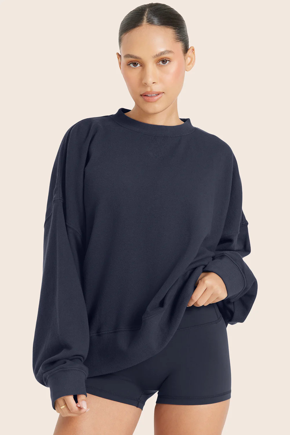 LIGHTWEIGHT SWEATS CLASSIC OLD SCHOOL CREWNECK (PREORDER) - SPADES | SET Active