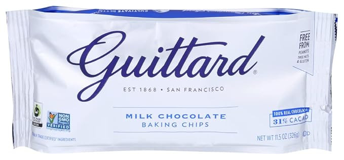 Guittard Baking Chips, Milk Chocolate, 11.5 oz | Amazon (US)
