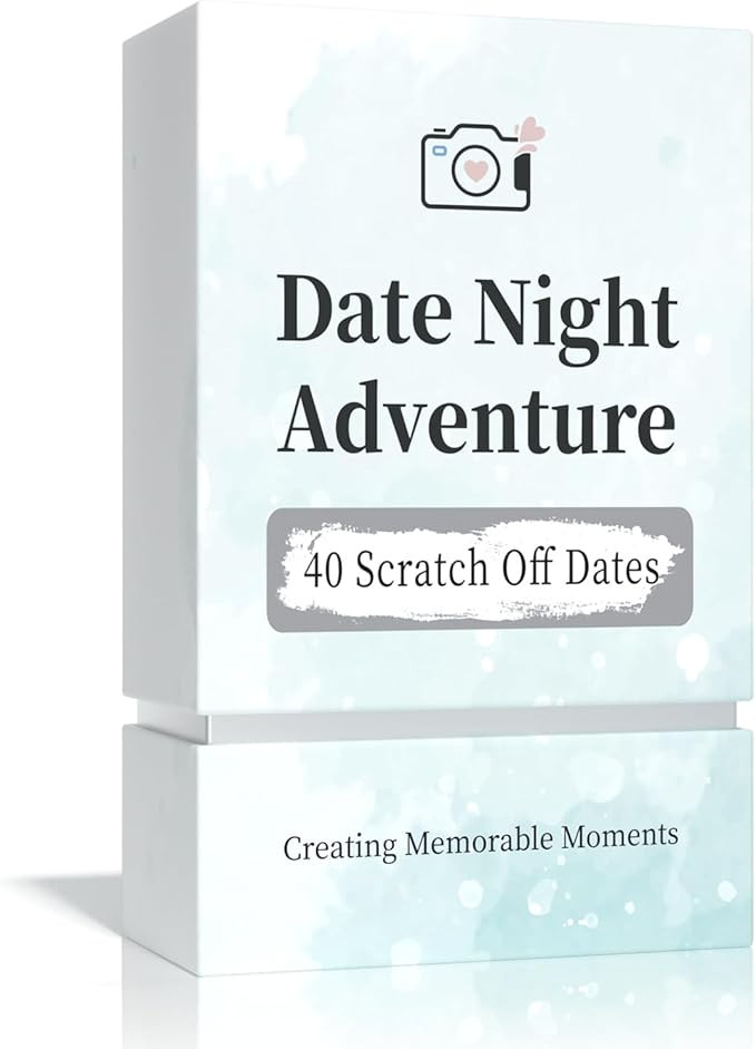 40 Date Ideas Card Games for Couples Date Night - Unique Date Deck Scratch Off Cards, Gifts for B... | Amazon (CA)