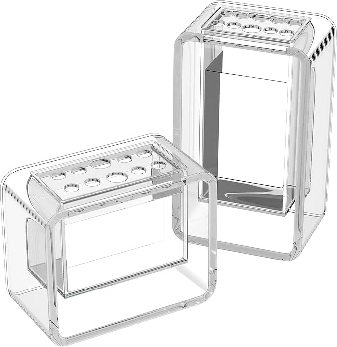 AITEE 2PACK Clear Vase for Flowers,Acrylic Flower Vases for Centerpieces,Unique Floating Modern H... | Amazon (US)