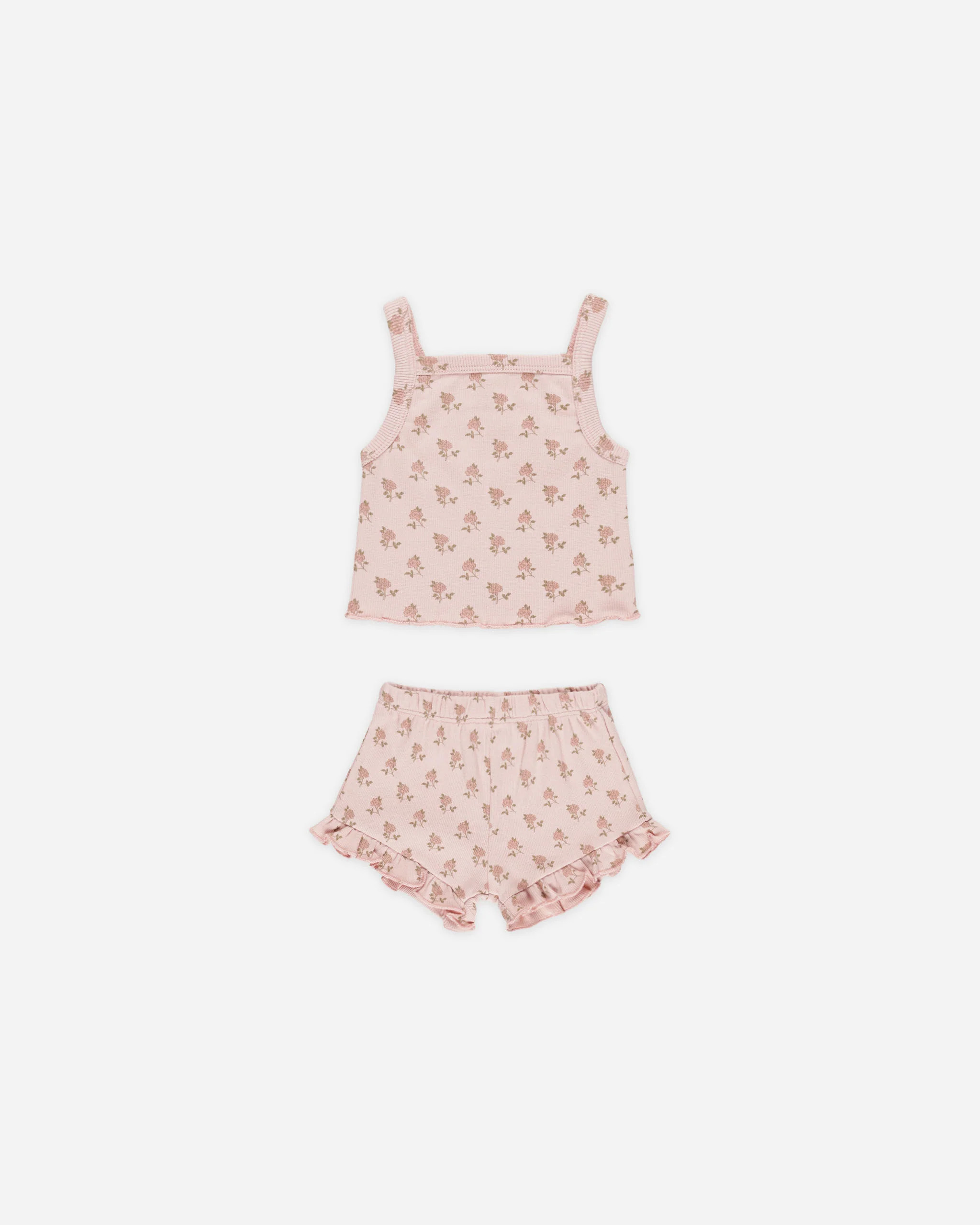 Evie Tank + Shortie Set || Roses | Rylee + Cru