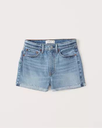 High Rise Mom Shorts | Abercrombie & Fitch (UK)