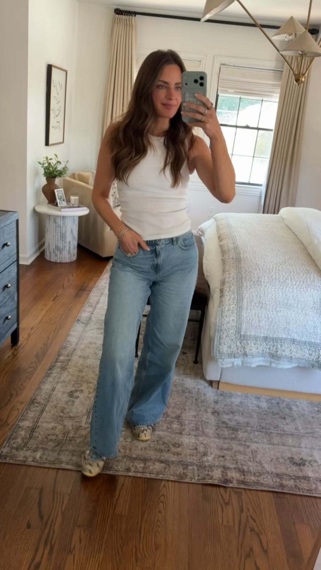 Can’t go wrong with jeans and a tank! Classic and easy!!

#LTKgrwm #LTKootd #LTKmomlife