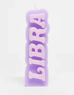 Skinnydip vertical star sign candle in Libra | ASOS (Global)