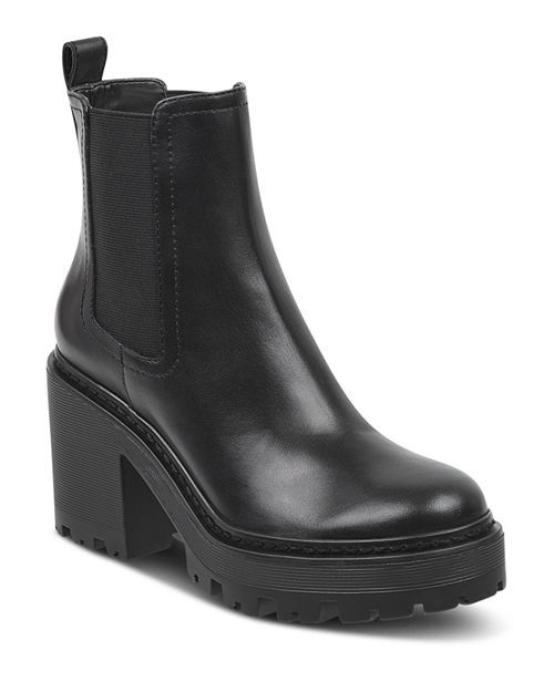 Kendall + Kylie KENDALL and KYLIE Women's Jett Round Toe Leather Platform Booties Shoes | Bloomingdale's (US)