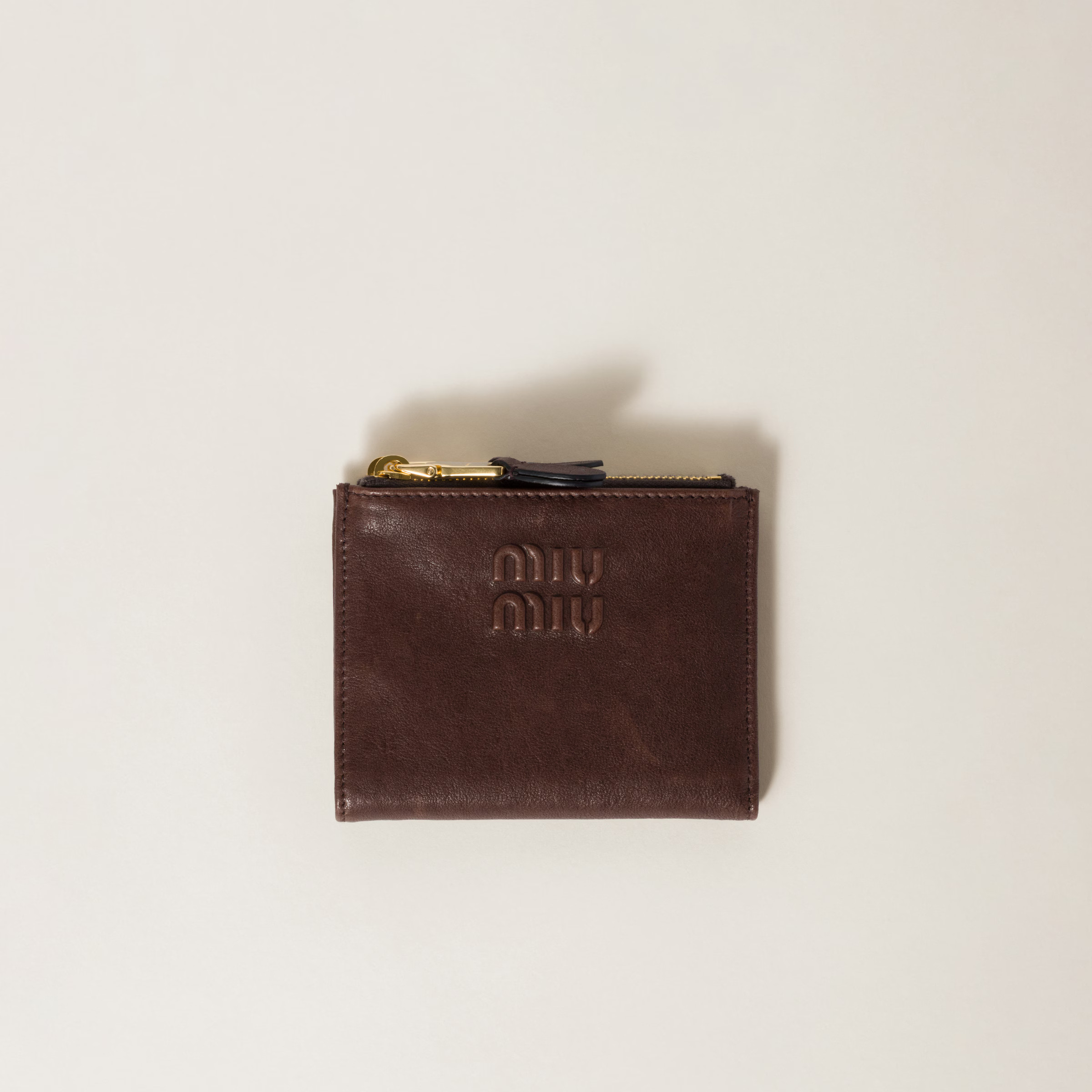 Briarwood Small Nappa Leather Wallet | Miu Miu | Miu Miu US