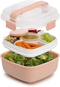 Goodful Stackable Lunch Box Container, Bento Style Food Storage with Removeable Compartments for ... | Amazon (US)