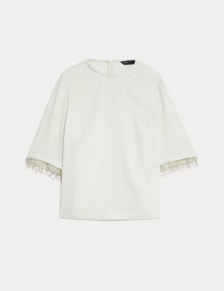 Diamante Trim Top | Marks & Spencer (UK)