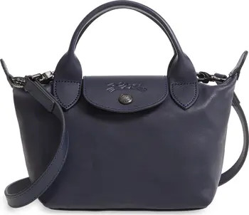 Longchamp Mini Le Pliage Cuir Leather Top Handle Bag | Nordstrom | Nordstrom Canada