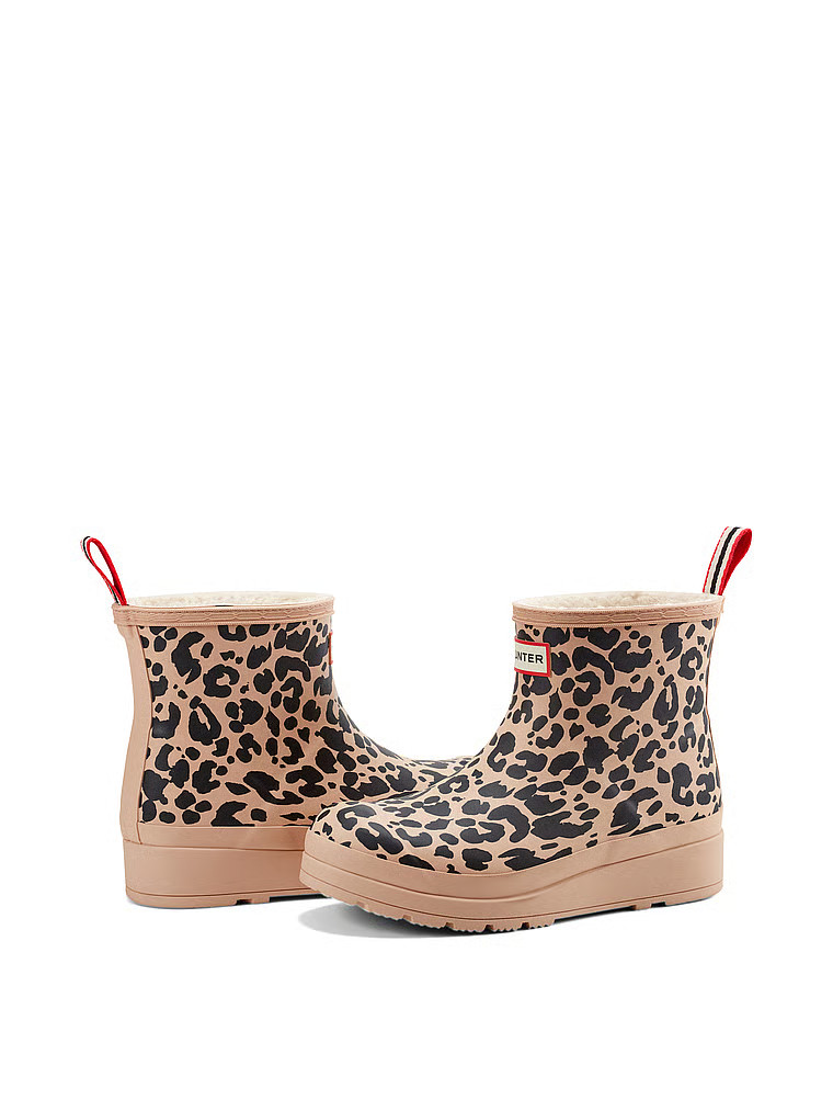 Buy PLAY™ Insulated Shearling Short Rain Boots, Leopard - Order Shoes online - Victoria's Secre... | Victoria's Secret (US / CA )