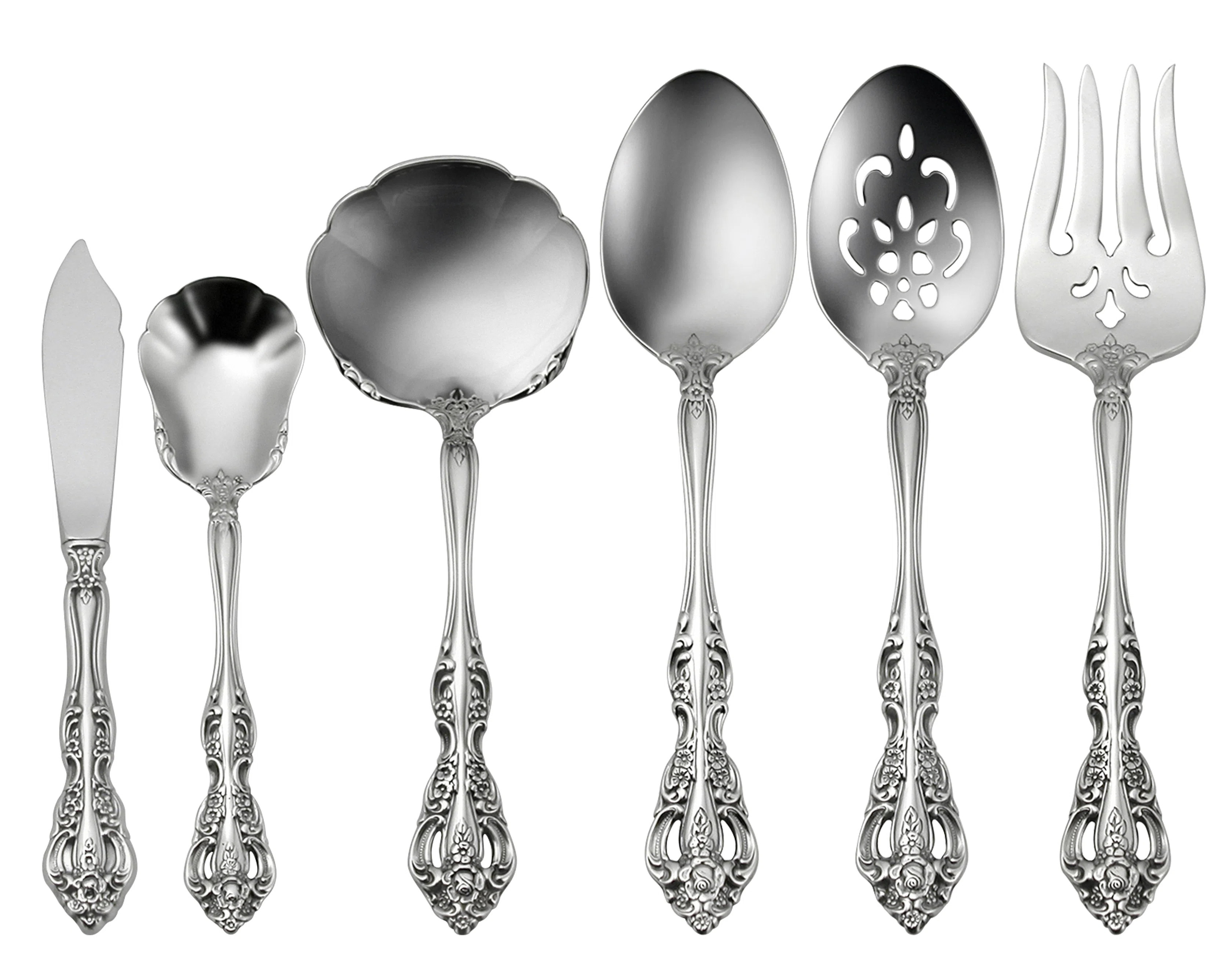 Oneida Michelangelo 6 Piece Fine Flatware Serving Set & Reviews | Wayfair | Wayfair North America