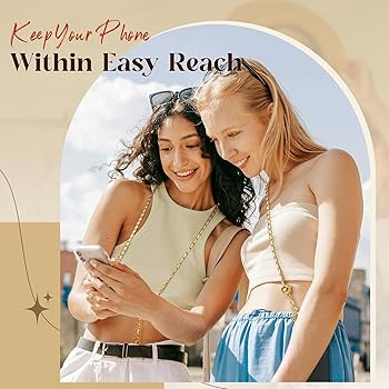 TiMOVO Universal Phone Lanyard, Metal Cell Phone Chain Anti-Theft Crossbody Strap for iPhone and ... | Amazon (US)