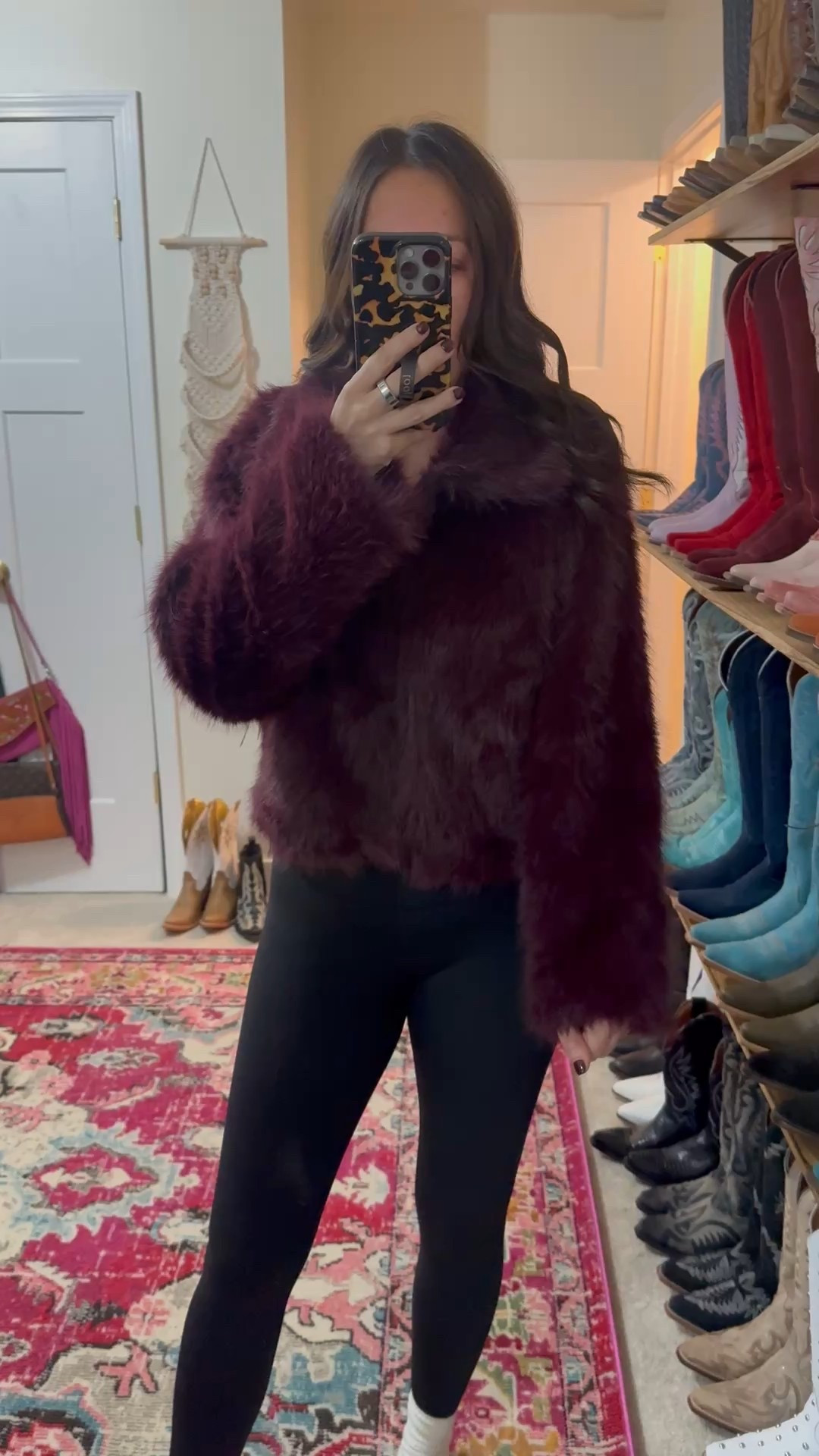 Walmart fur coat for $20 in a medium - perfect for a holiday party, NFR OR New Year’s Eve or Christmas party - winter fashion 

#LTKFindsUnder50 #LTKStyleTip #LTKHoliday