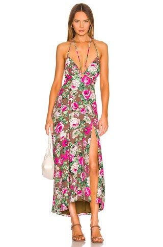 LPA Amica Dress in Simone Print from Revolve.com | Revolve Clothing (Global)