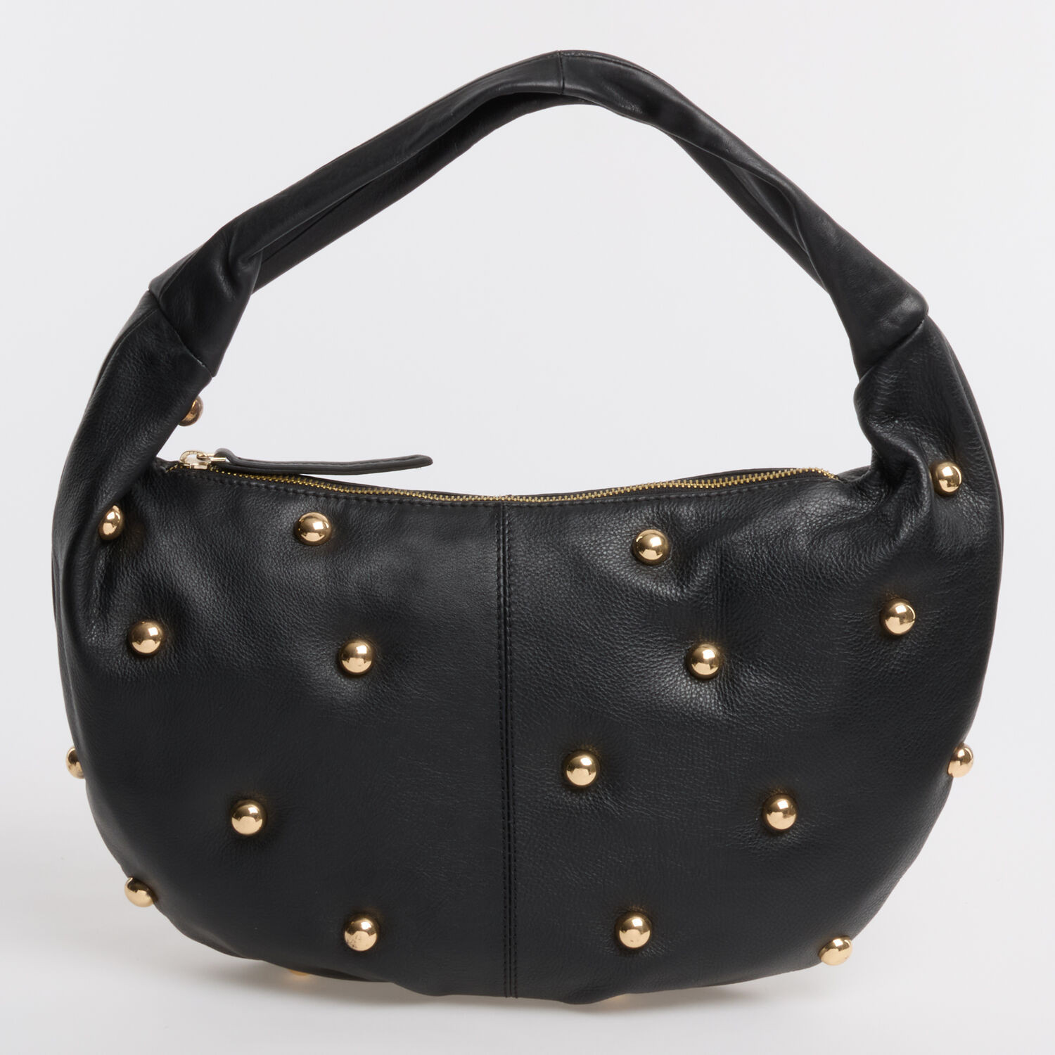 Black Studded Shoulder Bag | TK Maxx